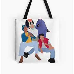 We Lady Parts Over Print Tote Bag
