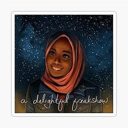 Amina from We Are Part Sticker
