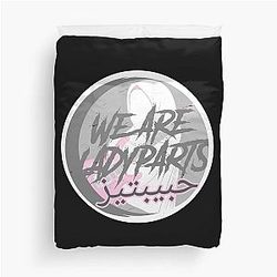 We are Ladyparts Girl power Muslim Girl Rocker Punk Chic Duvet Cover