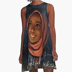 Amina from We Are Lady Parts A Line Dress
