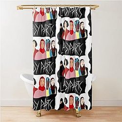Lady Parts Band Shower Curtain