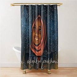 Amina from We Are Lady Parts Shower Curtain