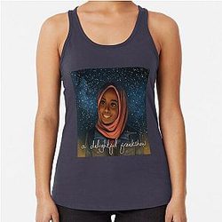 Amina from We Lady Parts Racerback Tank Top