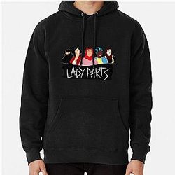 Lady Parts Band Sticker Hoodie