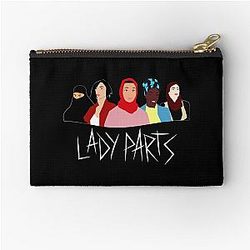 Lady Parts Band Zipper Pouch