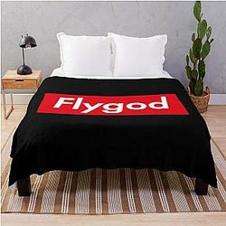 Flygod - west side Gunn Throw Blanket