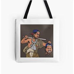 Westside Gunn x Caravaggio David and Goliath Remix All Over Print Tote Bag
