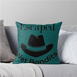 Escaped Bandits Throw Pillow