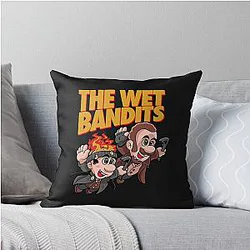Wet Bandits T-Shirt and Christmas Throw Pillow