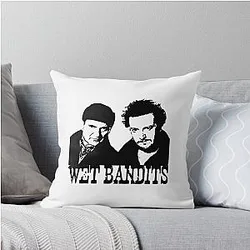 Home Alone Wet Bandits Throw Pillow