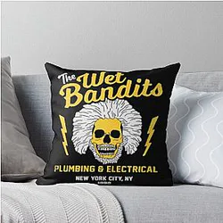 The Wet Bandits Plumbing and Electrical Essential Throw Pillow