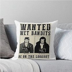Home Alone The Harry & Marv Wanted Throw Pillow