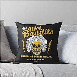 The Bandits Plumbing and Electrical Shirt Throw Pillow