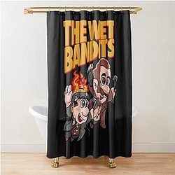 Wet Bandits Christmas Shower Curtain