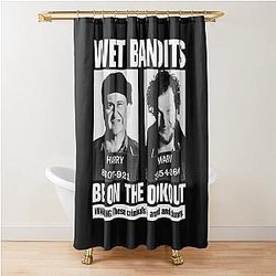 Home Alone Wet Bandits Shower Curtain
