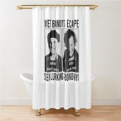 Home Alone 2 Wet Harry Marv Shower Curtain
