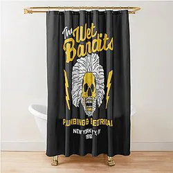 The Wet Bandits Plumbing and Electrical Showers Curtain
