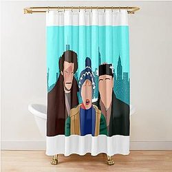 Home alone with Kevin McCallister and the Wet Bandits Shower Curtain