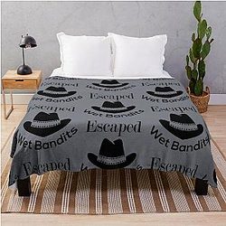 escaped bandits Throw Blanket