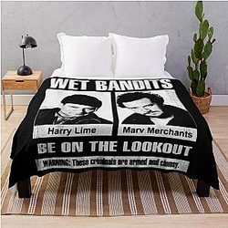 wet bandits Throw Blanket