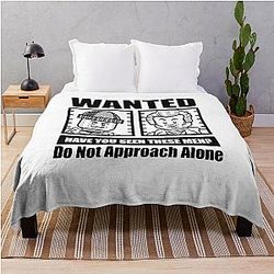 Wanted - Wet Bandits Throw Blanket
