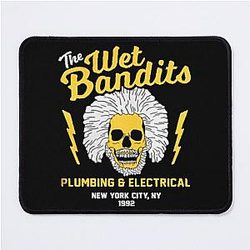 The Wet Bandits Plumbing Electrical Mouse Pad
