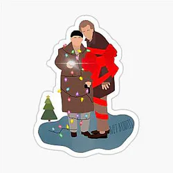 Wet Bandits Christmas Sticker
