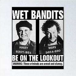 Home Alone. Wet Bandits Poster