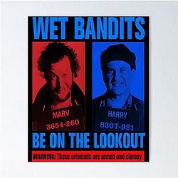 Wet Bandits Christmas Poster