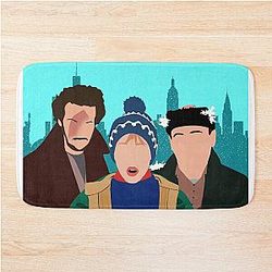 Home alone with Kevin McCallister and Wet Bandits Poster Bath Mat