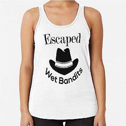 Escaped bandits Racerback Tank Top