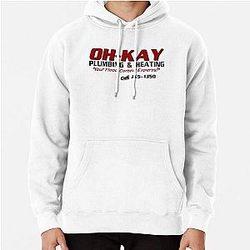 Wet Bandits OH Kay Plumbing Heating Pullover Hoodie