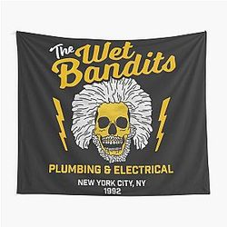 The Wet Bandits Plumbing & Electrical Tapestry