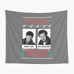 Merry Christmas You Filthy Animal Tapestry