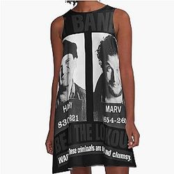 Home Alone Wet Bandits A Line Dress