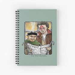Villain Clans Wet Bandits Spiral Notebook
