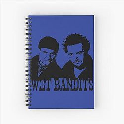 Home Alone with the Wet Bandits Spiral Notebook