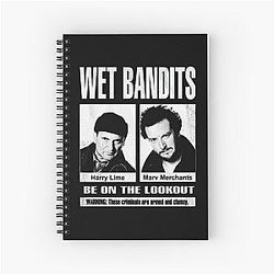 Wet Bandits Spiral Notebook