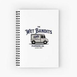 The Bandits Home Alone Spiral Notebook