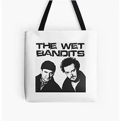 Wet Bandits Over Print Tote Bag