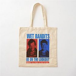 Wet Bandit Mugshot Christmas Cotton Tote Bag