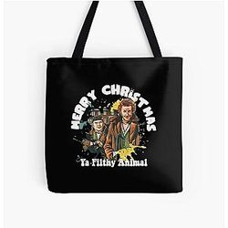 Wet Bandits Over Print Tote Bag