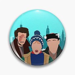 Home alone with Kevin McCallister and Wet Bandits movie poster