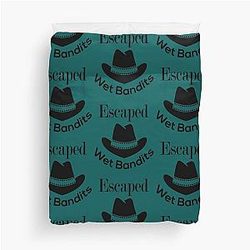 Escaped Bandits Duvet Cover