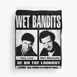 Wet Bandits Duvet Cover