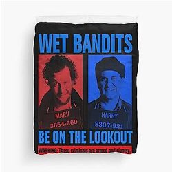 Wet Bandits Christmas Duvet Cover