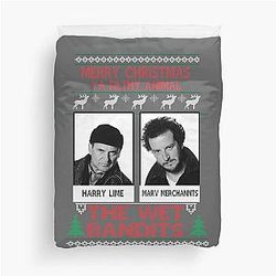 Merry Christmas You Filthy Animal The Wet Bandits Duvet Cover