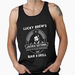 Jackie Daytona Lucky Brew's Bar Grill Shirt  What We Do in Shadows Tank Top
