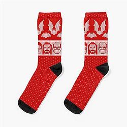 Ugly Christmas Sweater What We Do in the Shadows Socks
