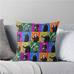 What We Do In Shadows Color Pop Seamless Pattern Throw Pillow